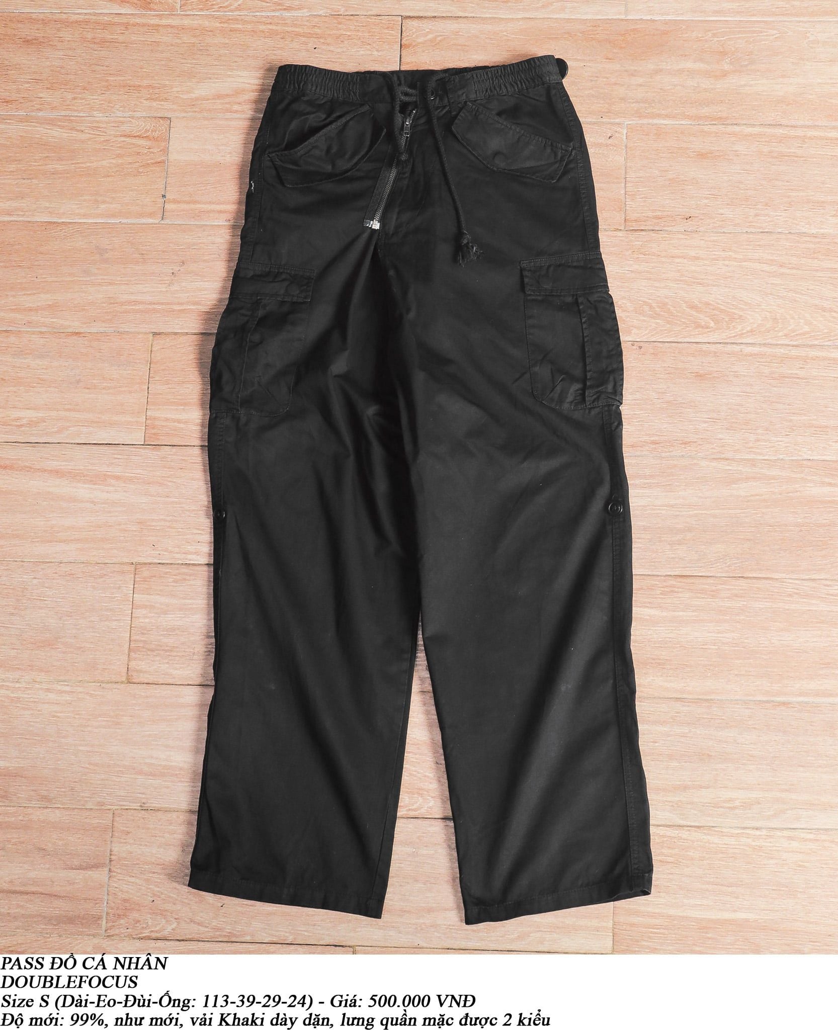  [PASS ĐỒ] - CARGO PANTS - DOUBLEFOCUS 