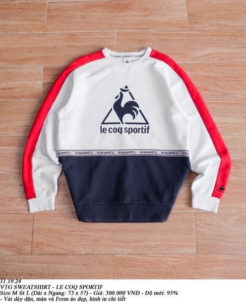  11.19.24 - VTG SWEATSHIRT - LE COQ SPORTIF 
