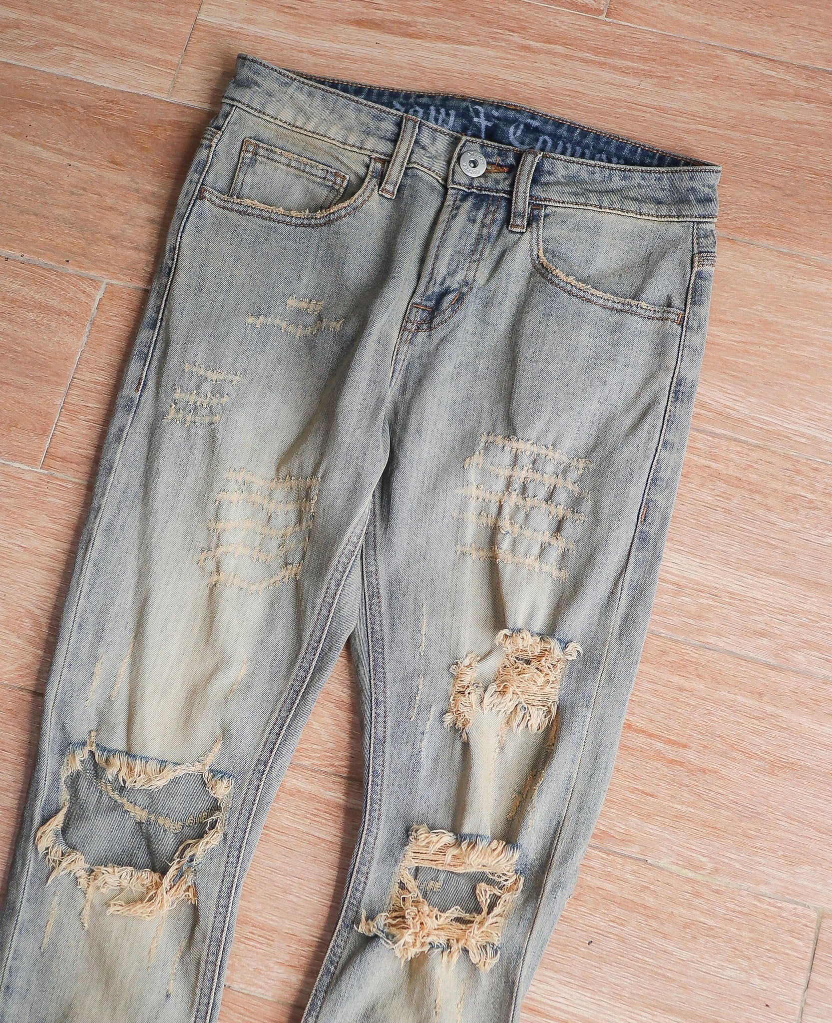  [PASS ĐỒ] - SKINNY DENIM PANTS - SHADOW X COPPER 