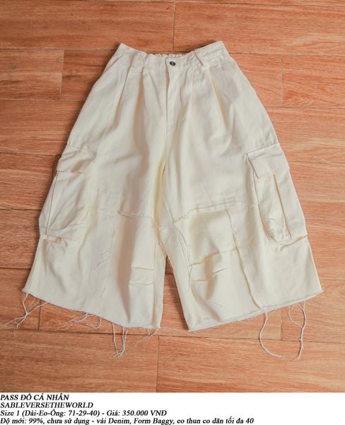  [PASS ĐỒ] - DENIM BAGGY SHORT - SABLEVERSETHEWWORLD 