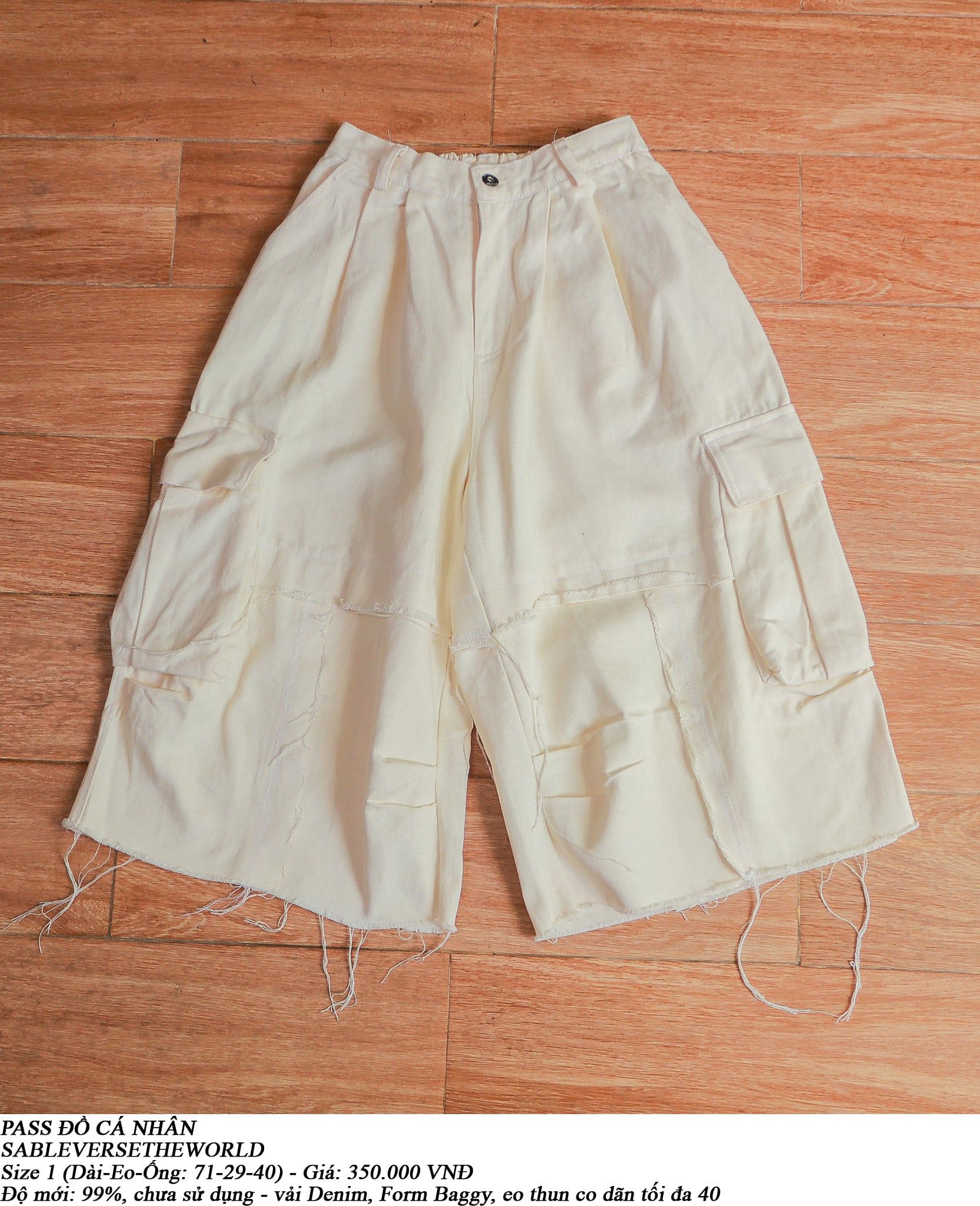  [PASS ĐỒ] - DENIM BAGGY SHORT - SABLEVERSETHEWWORLD 