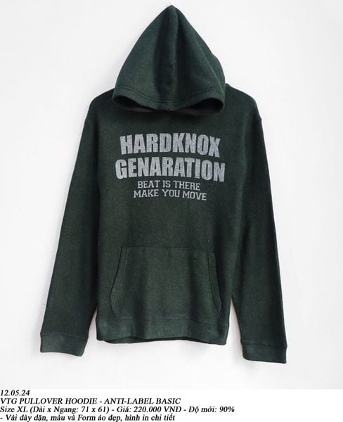  12.05.24 - VTG PULLOVER HOODIE - ANTI-LABEL BASIC 