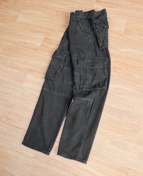  12.04.24 - VTG DENIM CARGO PANTS - PLAY BIGG 