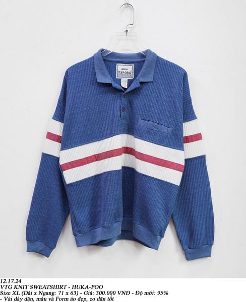  12.17.24 - VTG KNIT SWEATSHIRT - HUKA-POO 