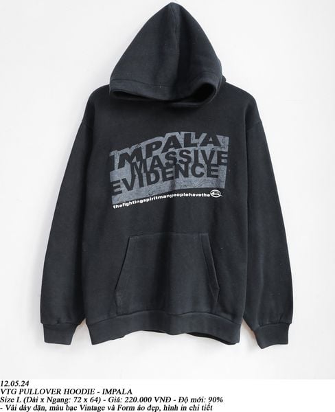  12.05.24 - VTG PULLOVER HOODIE - IMPALA 
