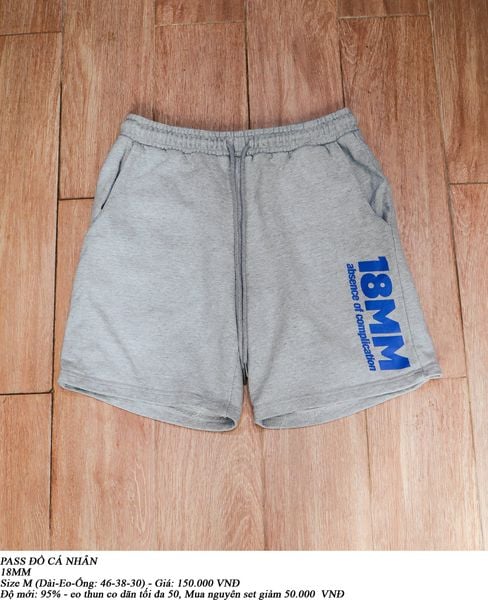  [PASS ĐỒ] - SWEAT SHORT - 18MM 