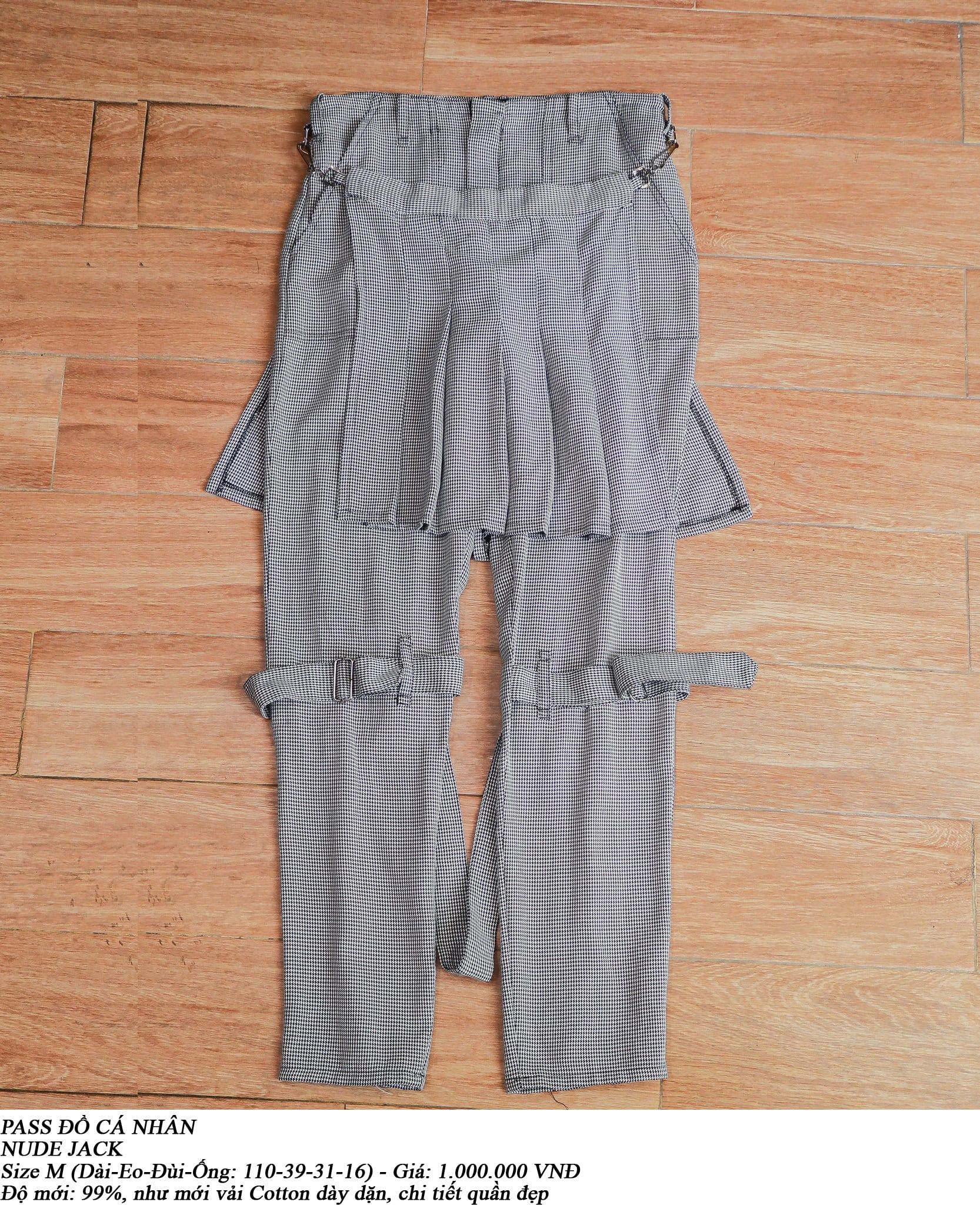  [PASS ĐỒ] - BONDAGE PUNK PANTS - NUDE JACK 