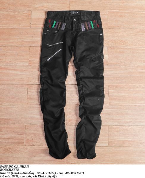  [PASS ĐỒ] - DOUBLE WAISTED TWILL PANTS - ROUSHATTE 
