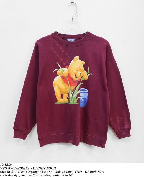 12.12..24 - VTG SWEATSHIRT - DISNEY POOH 