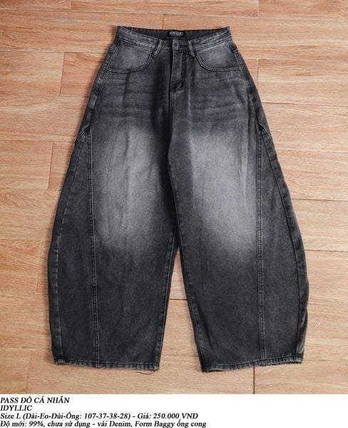  [PASS ĐỒ] - BAGGY DENIM PANTS - IDYLLIC 