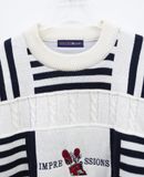  12.17.24 - VTG KNIT SWEATSHIRT - WILLIE WOOD 