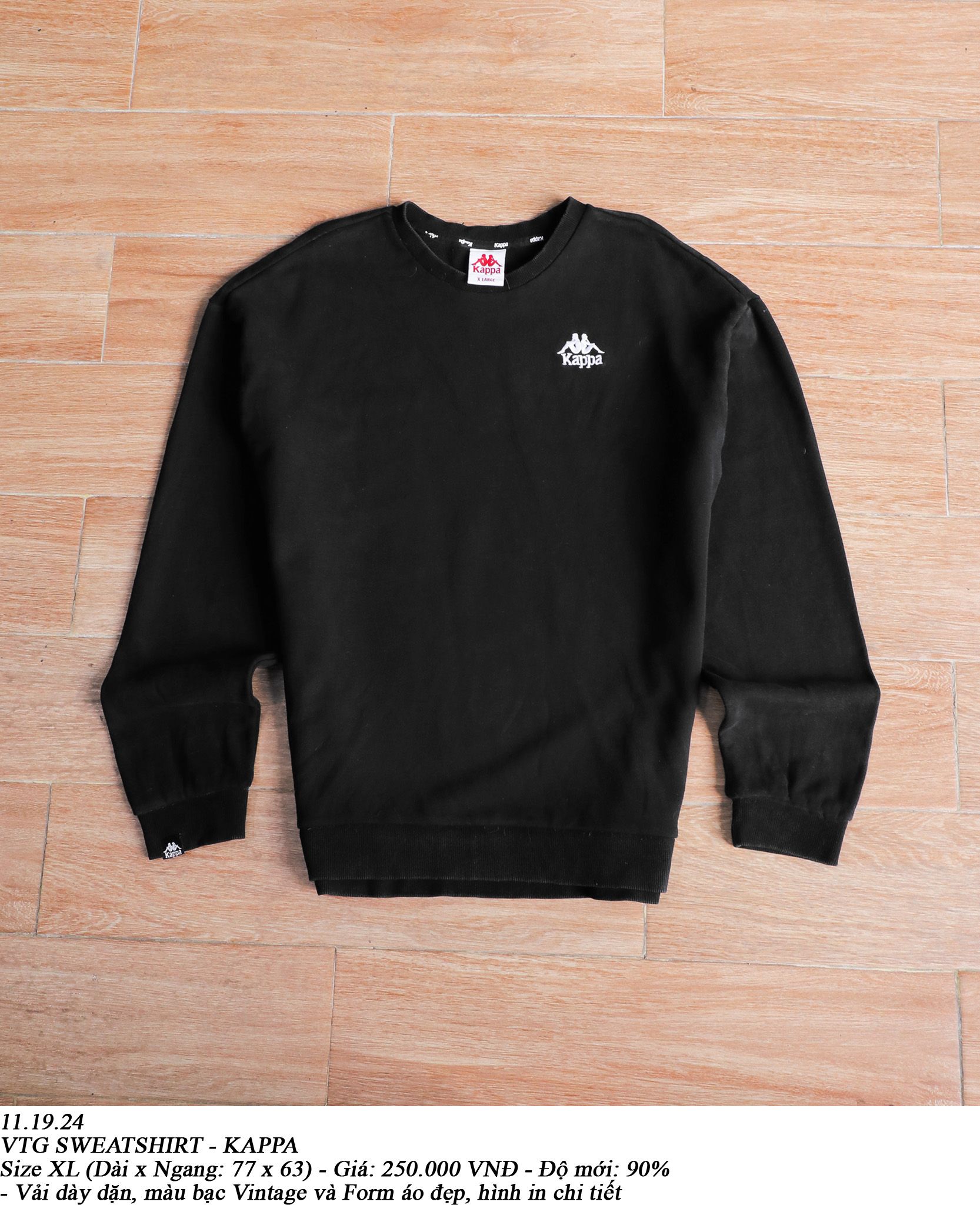  11.19.24 - VTG SWEATSHIRT - KAPPA 