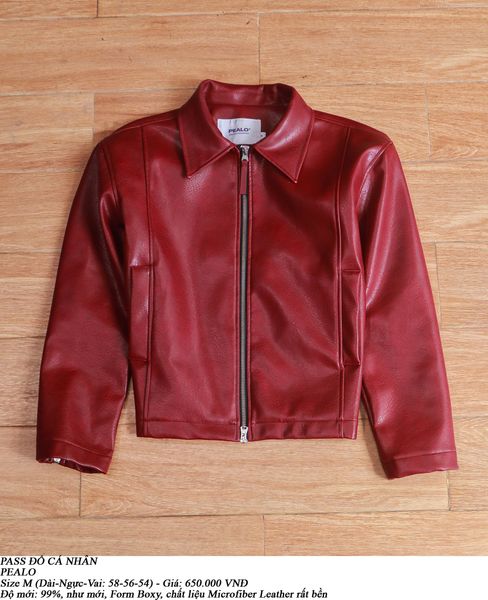  [PASS ĐỒ] - LEATHER JACKET - PEALO 