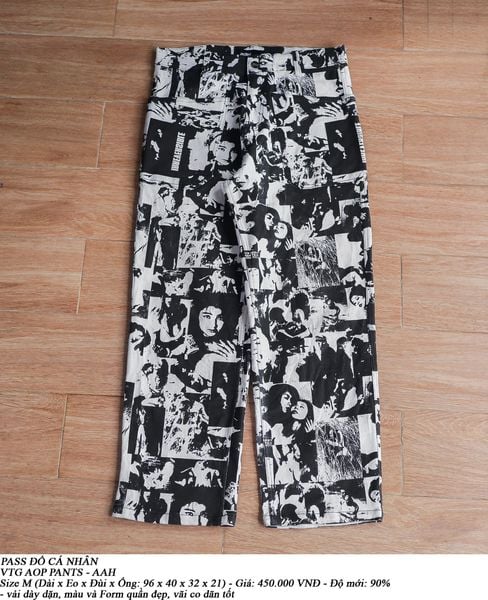  [PASS ĐỒ] - TWILL AOP PANTS - AAH 