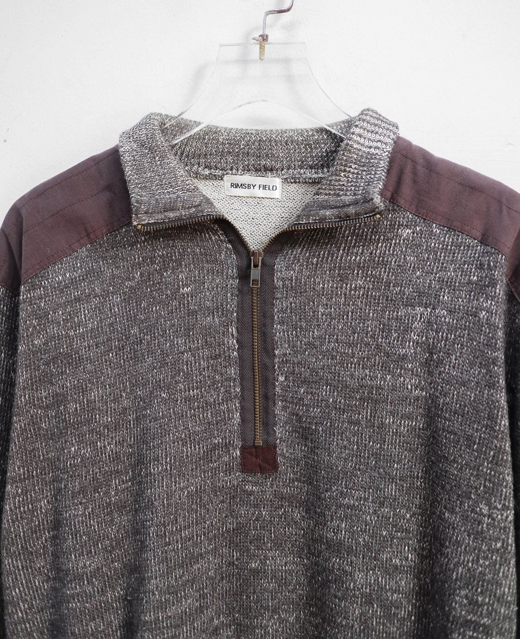  12.19.24 - VTG KNIT SWEATSHIRT - RIMSBY FIELD 