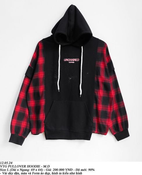  12.05.24 - VTG PULLOVER HOODIE - M.D 