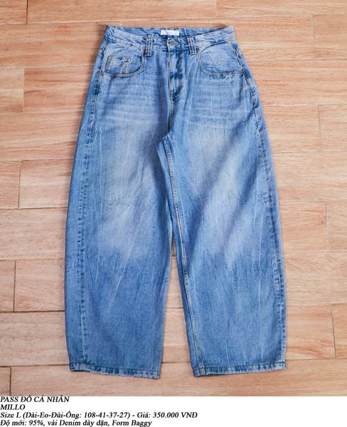  [PASS ĐỒ] - BAGGY DENIM PANTS - MILLO 