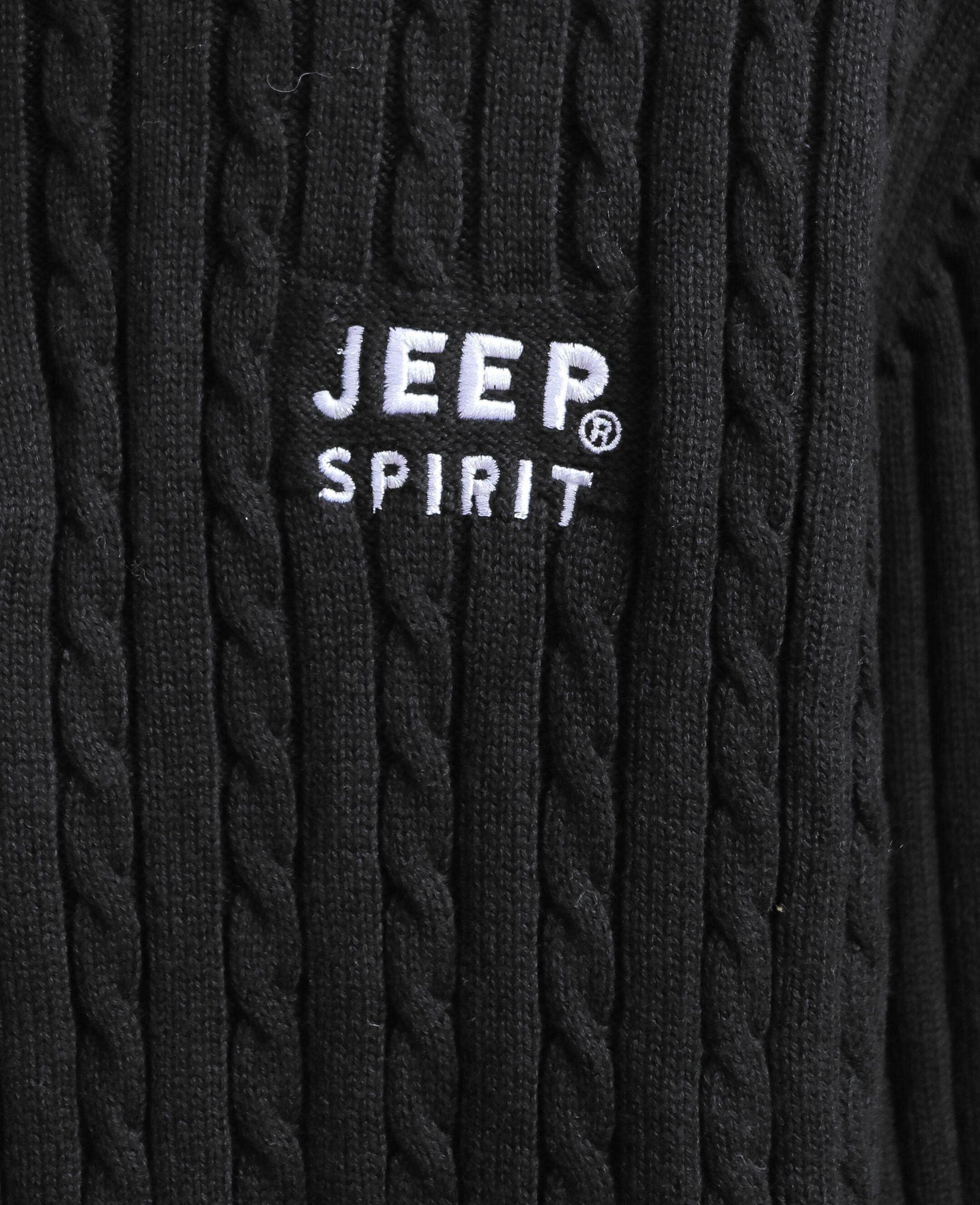  12.03.24 - VTG KNIT SWEATSHIRT - JEEP SPIRIT 