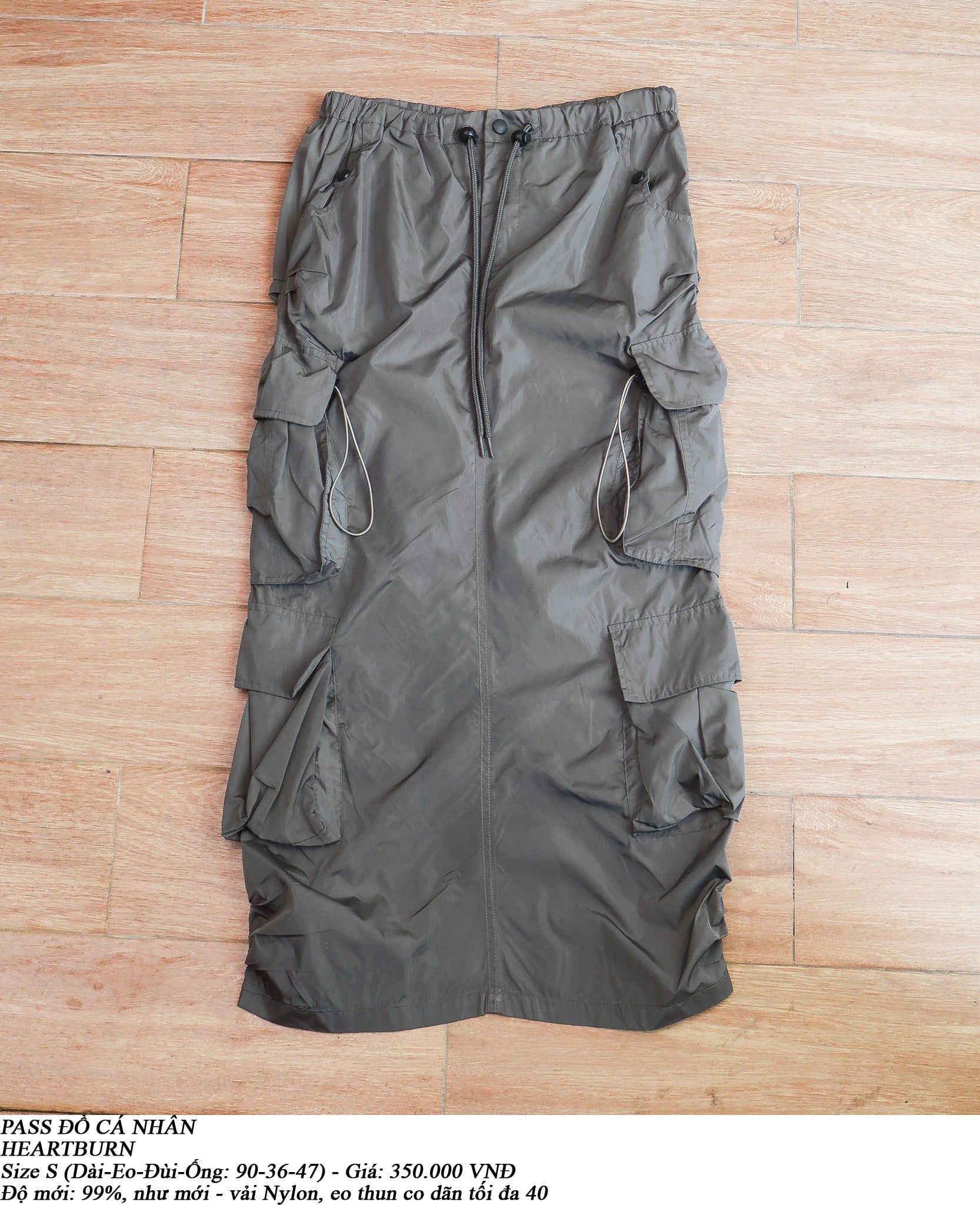  [PASS ĐỒ] - NYLON SKIRT PANTS - HEARTBURN 