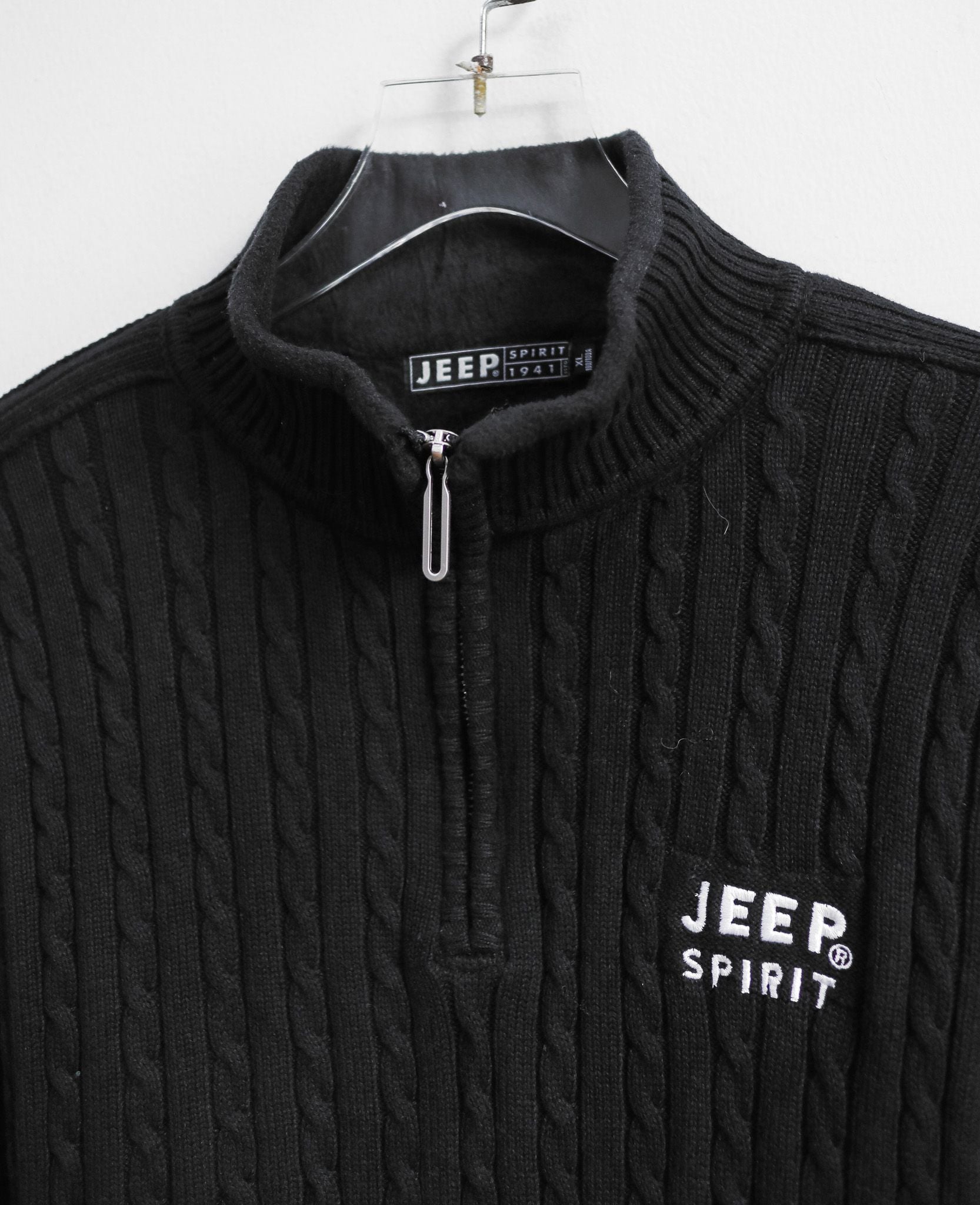  12.03.24 - VTG KNIT SWEATSHIRT - JEEP SPIRIT 