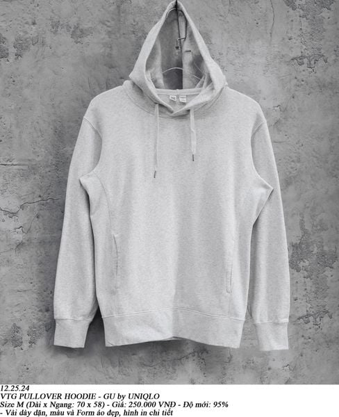  12.25.24 - VTG PULLOVER HOODIE - GU by UNIQLO 