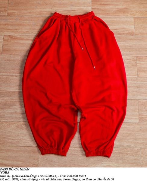  [PASS ĐỒ] - BAGGY SWEAT PANTS - YOBA 
