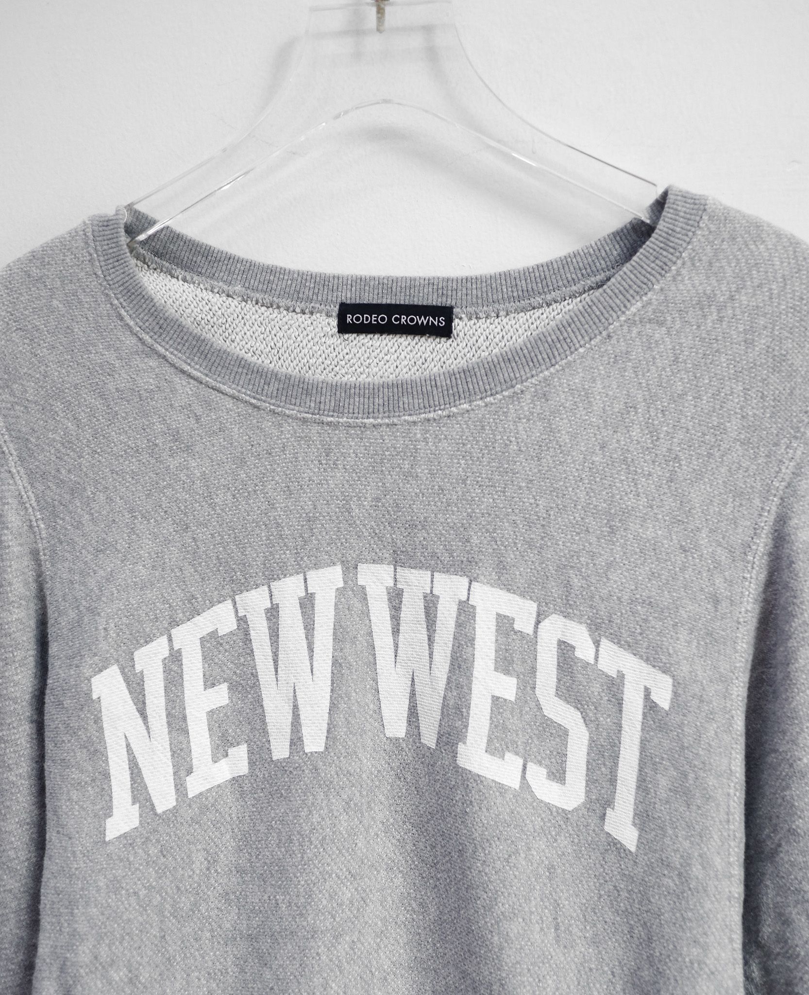  12.19.24 - VTG CROPPED WIDE BOWL SWEATSHIRT - RODEO CROWNS 