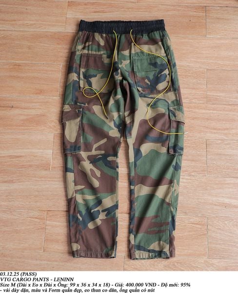  [PASS ĐỒ] - CARGO AOP PANTS - LENINN 