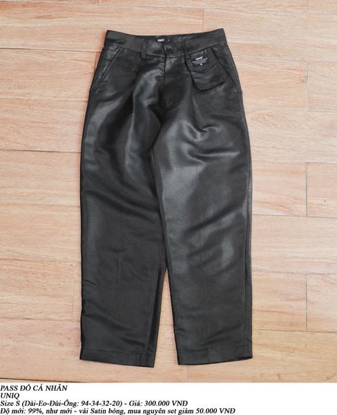  [PASS ĐỒ] - CROPPED SATIN PANTS - UNIQ 