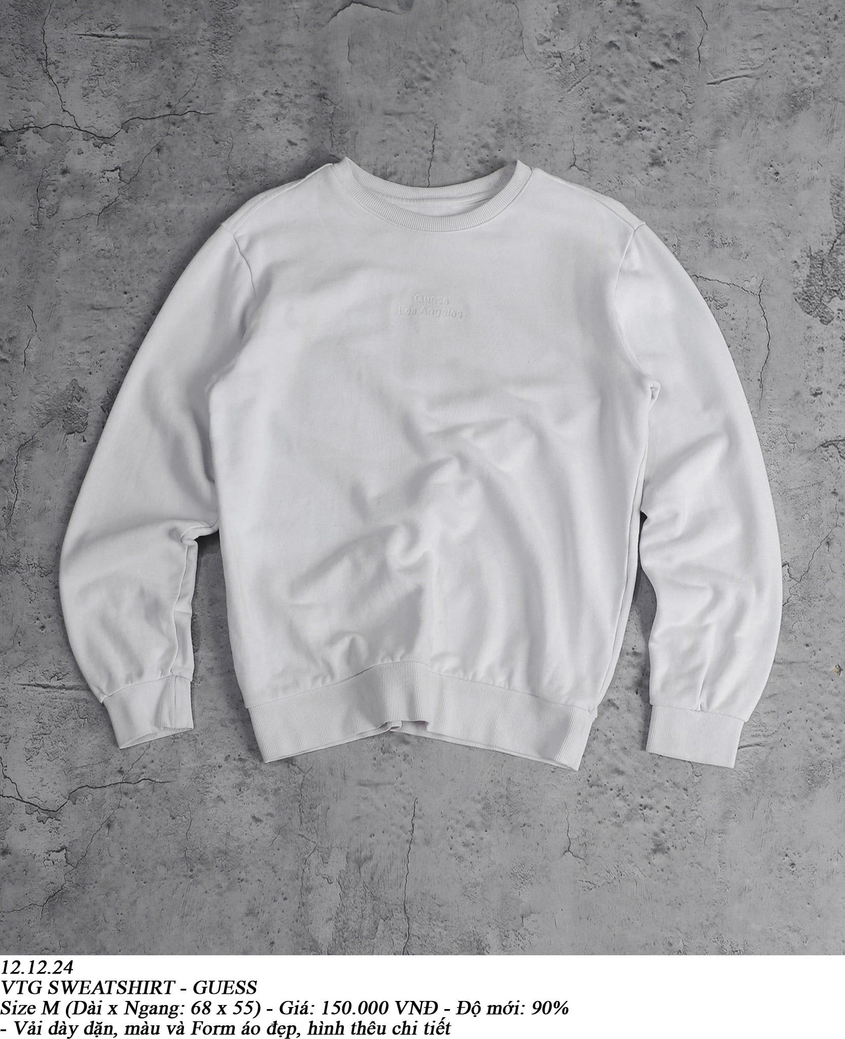 12.12..24 - VTG SWEATSHIRT - GUESS 