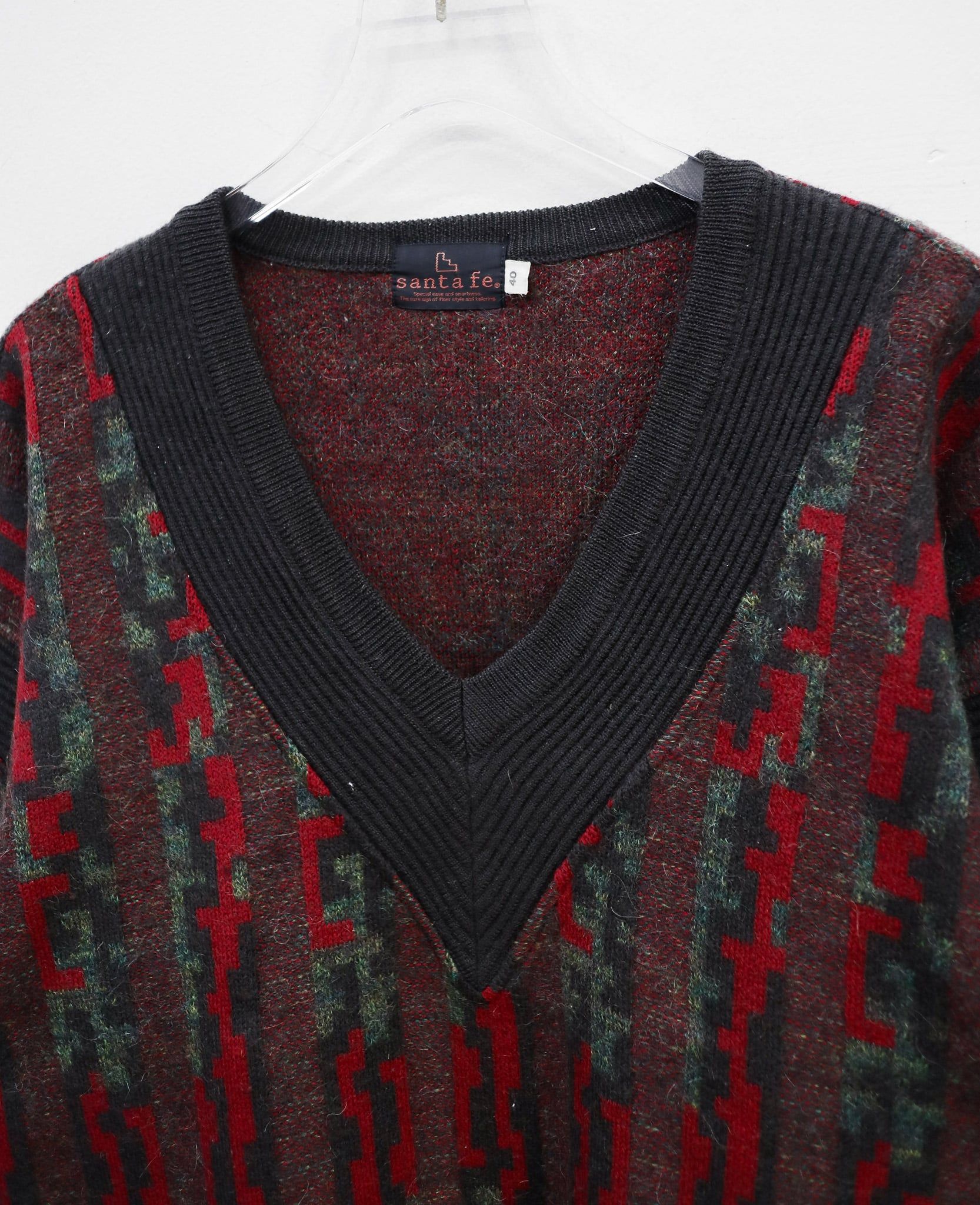  12.17.24 - VTG KNIT SWEATSHIRT - SANTA FE 