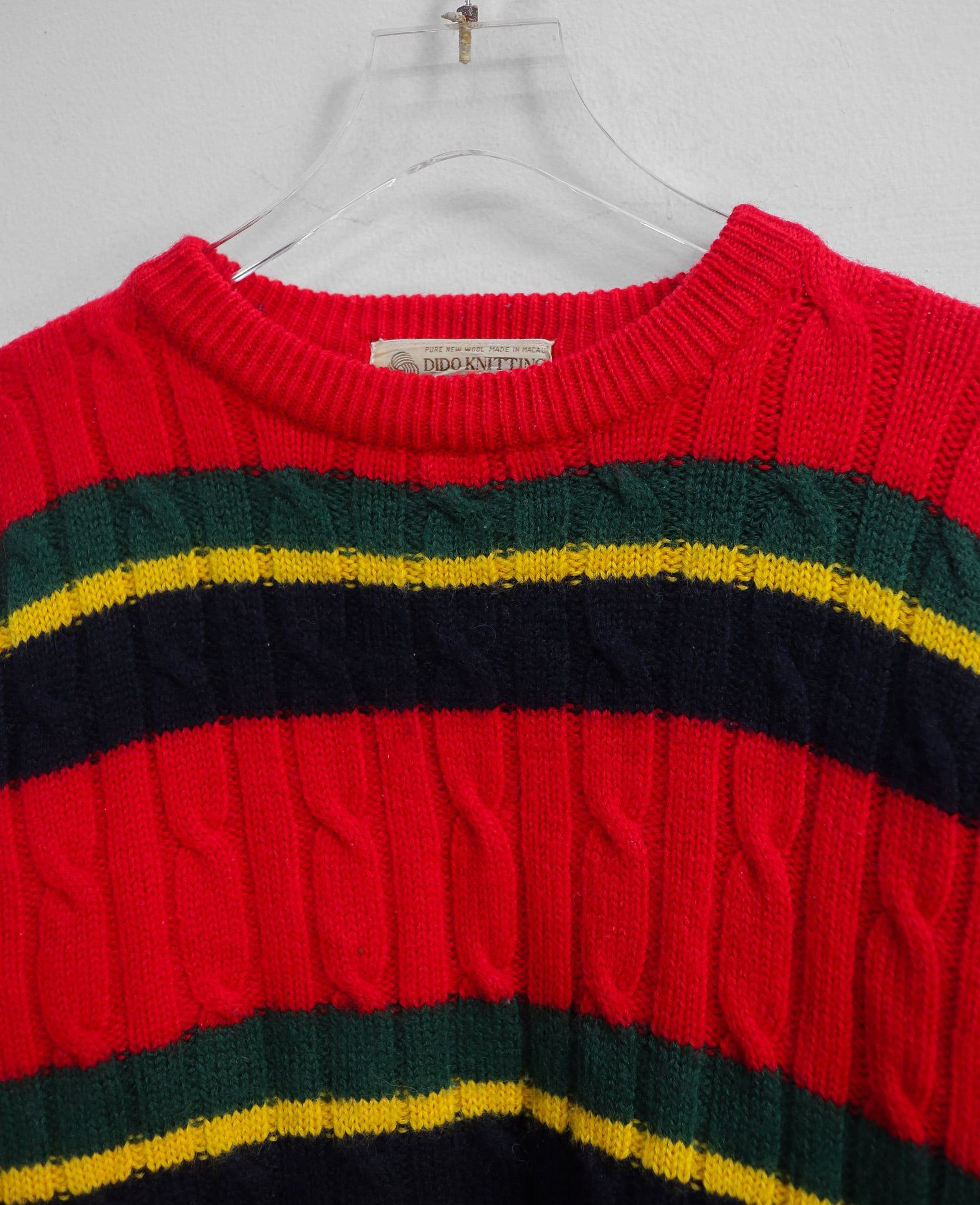  12.19.24 - VTG KNIT SWEATSHIRT - DIDO KNITTING 