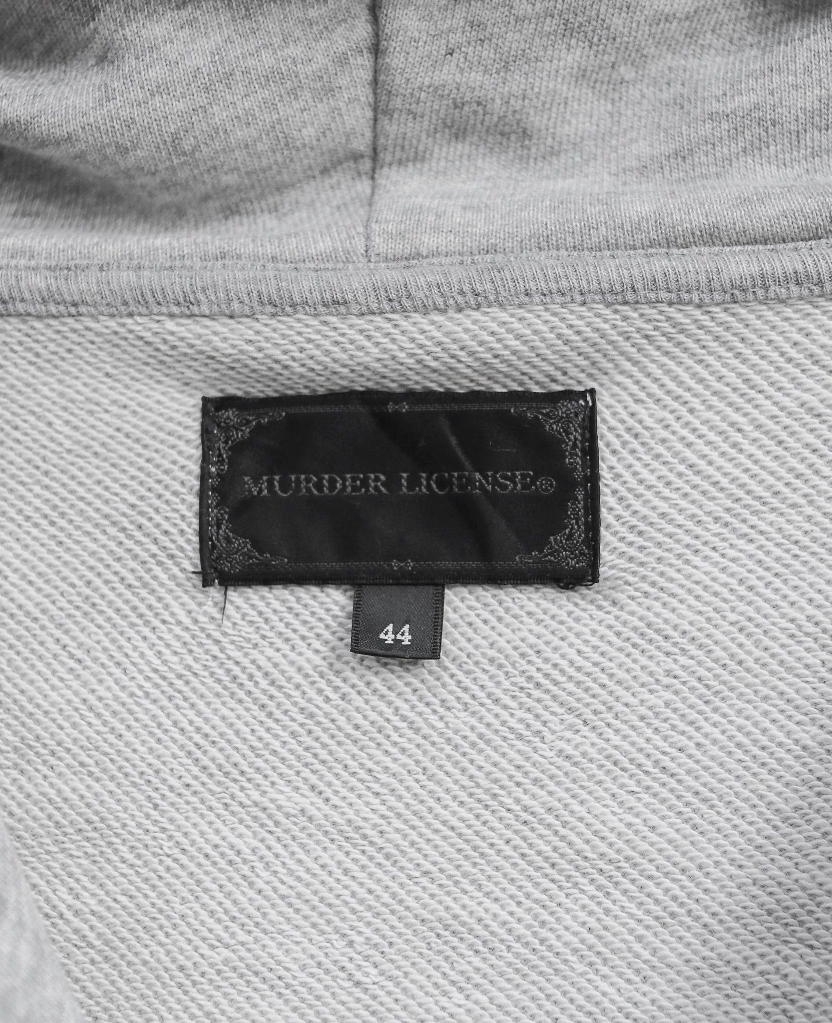  12.05.24 - VTG ZIP UP HOODIE - MURDER LICENSE 