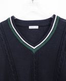  12.17.24 - VTG KNIT SWEATSHIRT - COSMO CLUB 