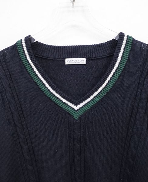  12.17.24 - VTG KNIT SWEATSHIRT - COSMO CLUB 
