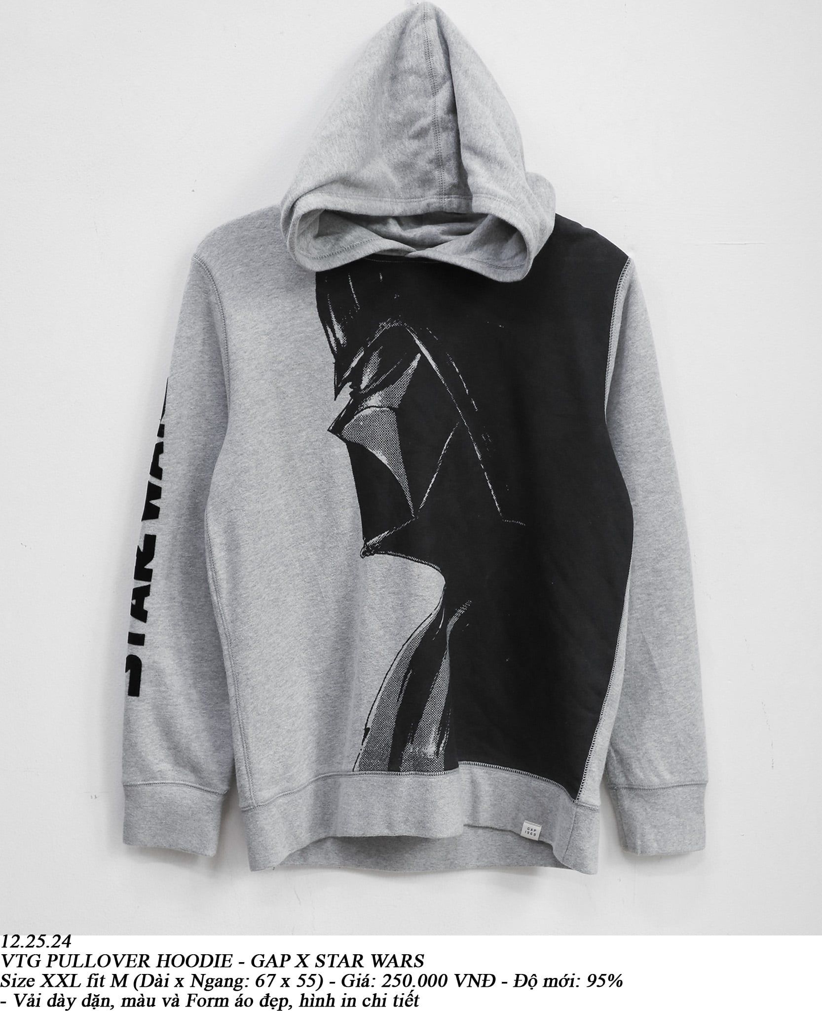  12.25.24 - VTG PULLOVER HOODIE - GAP X STAR WARS 