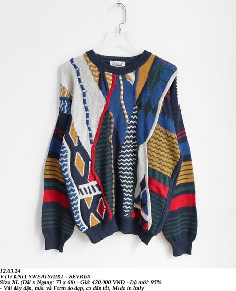  12.03.24 - VTG KNIT SWEATSHIRT - SEVRES 