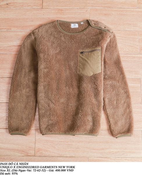  [PASS ĐỒ] - FLEECE SWEATSHIRT - UNIQLO X ENGINEERED GARMENTS NEW YORK 