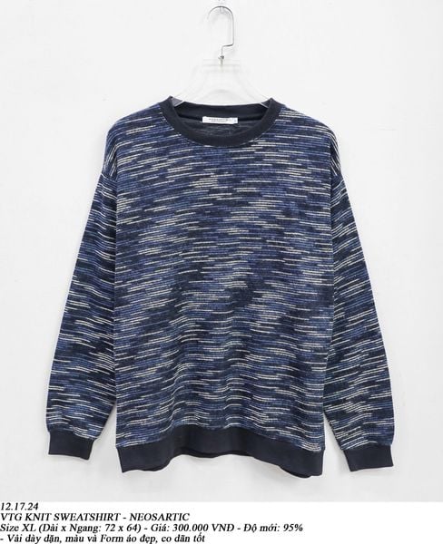  12.17.24 - VTG KNIT SWEATSHIRT - NEOSARTIC 