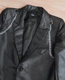  [PASS ĐỒ] - SATIN BLAZER JACKET - UNIQ 
