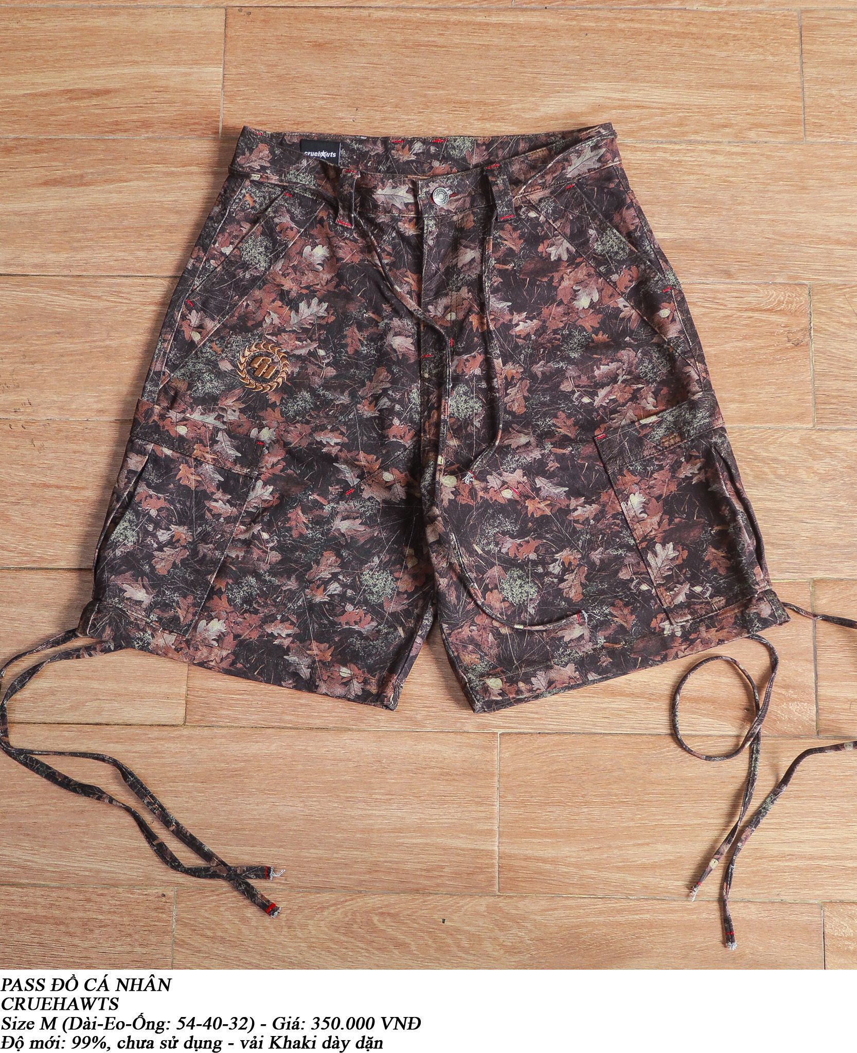  [PASS ĐỒ] - MILITARY CARGO SHORT - CRUEHAWTS 