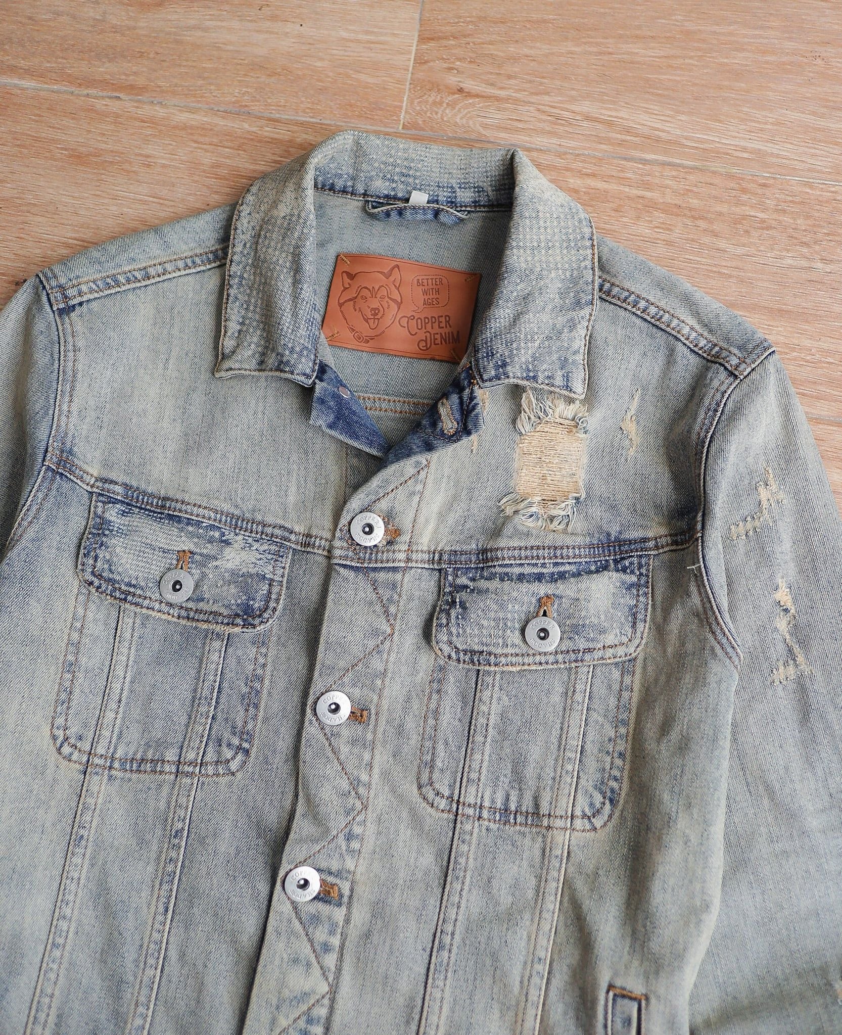  [PASS ĐỒ] - DENIM JACKET - SHADOW X COPPER 