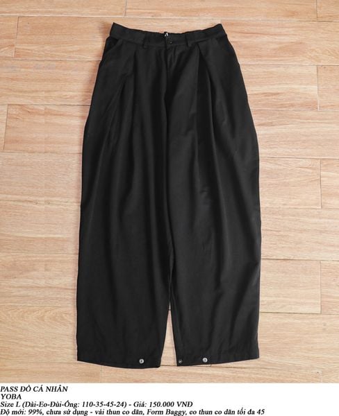  [PASS ĐỒ] - WIDE FIT DRESS PANTS - YOBA 