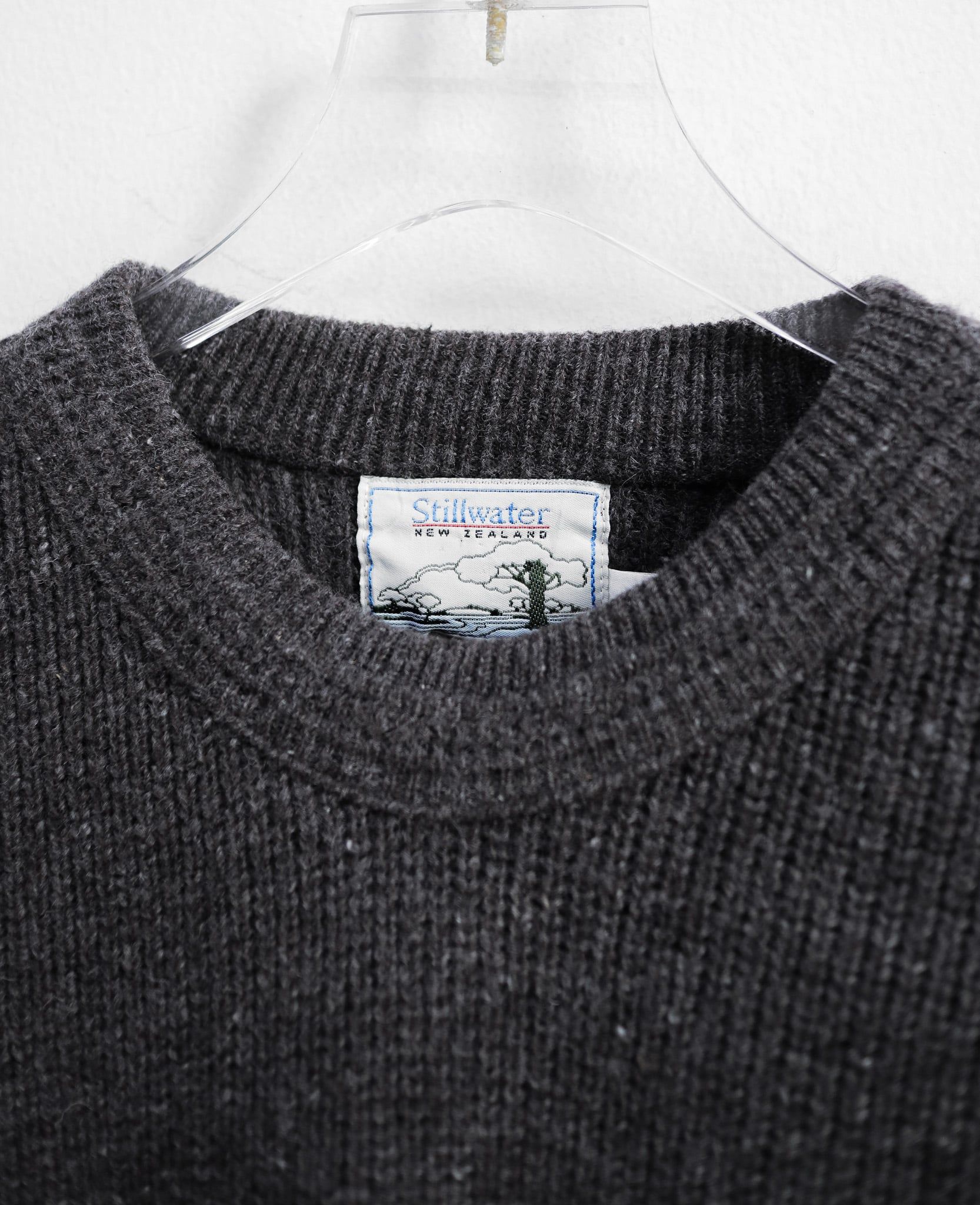  12.10.24 - VTG OVERSIZED KNIT SWEATSHIRT - STILLWATER 
