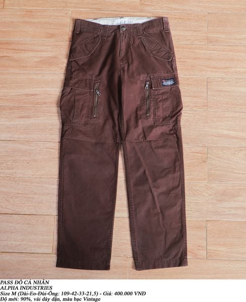  [PASS ĐỒ] - MILITARY CARGO PANTS - ALPHA INDUSTRIES 