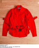  [PASS ĐỒ] - BONDAGE PUNK BUTTON UP SHIRT - BERNING SHO 