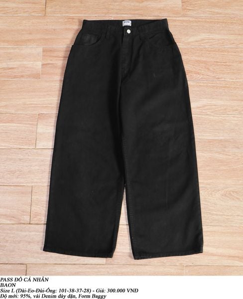  [PASS ĐỒ] - BAGGY DENIM PANTS - BAON 