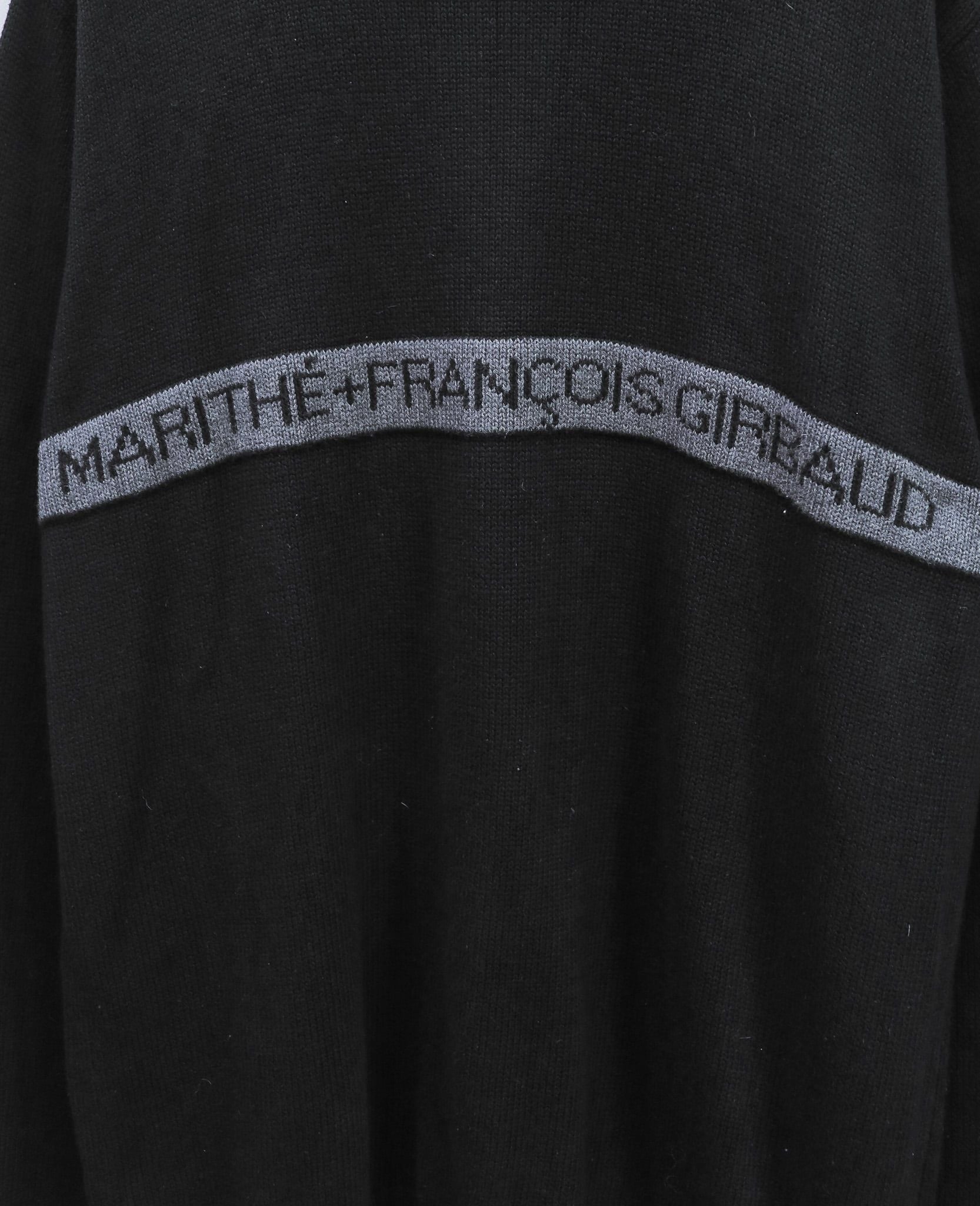  12.26.24 - VTG OVERSIZED TURTLENECK KNIT SWEATSHIRT - MARITHE+ FRANCOIS GIRBAUD 