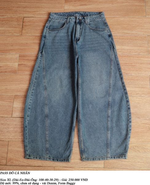  [PASS ĐỒ] - DENIM BAGGY PANTS 