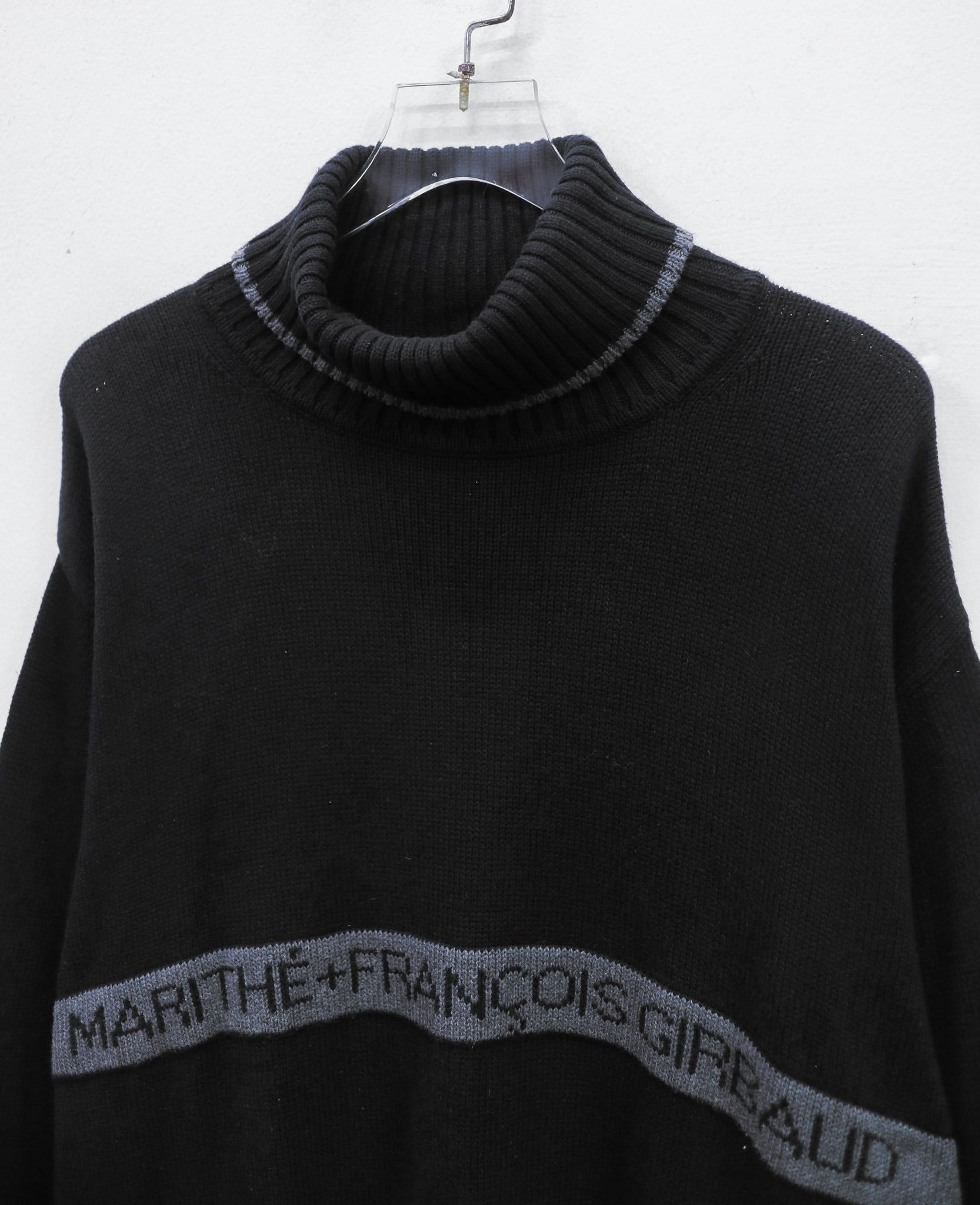  12.26.24 - VTG OVERSIZED TURTLENECK KNIT SWEATSHIRT - MARITHE+ FRANCOIS GIRBAUD 
